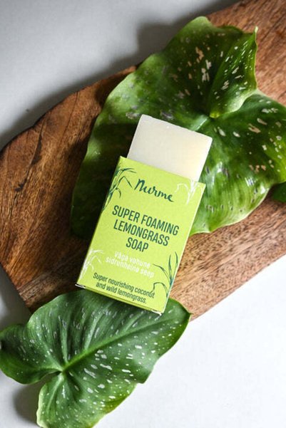 nurme cosmetics Super Foaming Lemongrass Soap 100g