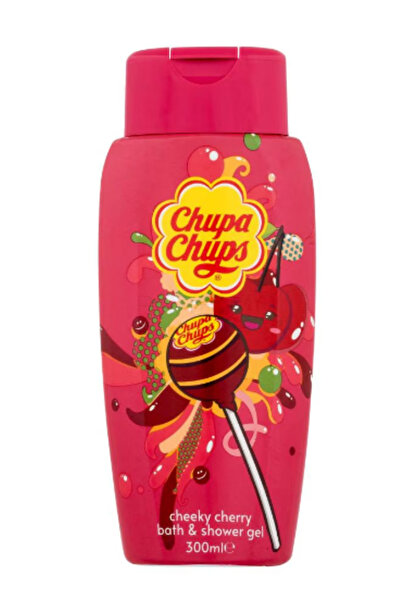 Chupa Chups 2-in-1 Shower Gel & Bath Foam, Cherry Scent, 300 ml