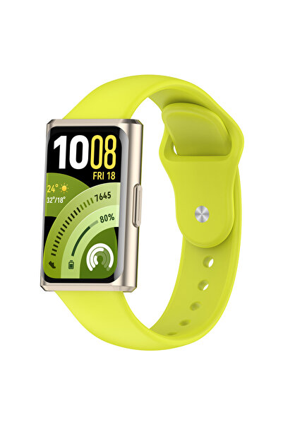 redmud teknoloji Huawei Band 11 / 11 Pro Uyumlu Klasik Yumuşak Silikon Kordon...