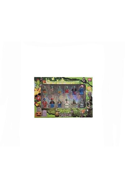 MASHASHOP Set 8 figurine, Plants vs Zombies, multicolor, 5 cm