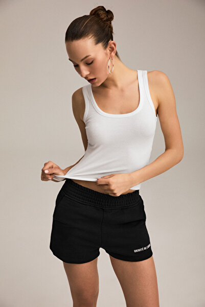 Urban Beat ROXANA Kadın Fitilli Görünümlü Slim Fit Vücuda Oturan Havuz Yakalı...
