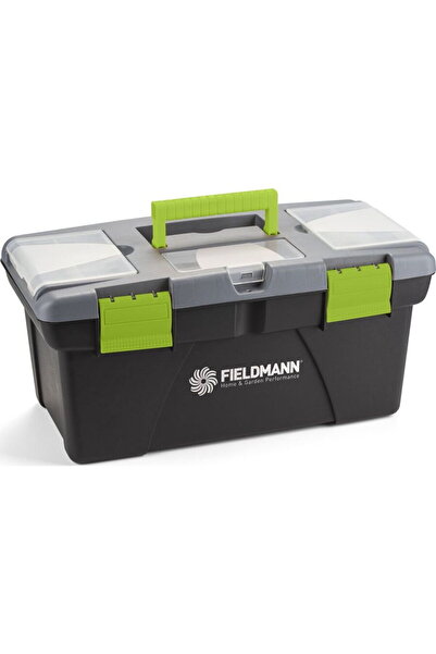 Fieldmann Tool storage box, Plastic, 415 x 210 x 190 mm, Green/Black