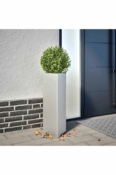 vidaxl Jardiniera de gradina, 30x26x75 cm, otel galvanizat, triunghi