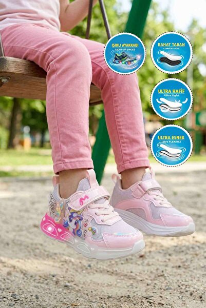 Marco Kids 26Y309 P حذاء رياضي وردي اللون للفتيات