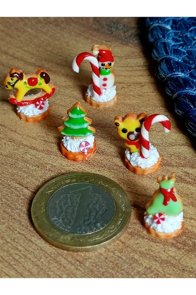 cankids El yapımı minyatür Noel kurabiye set