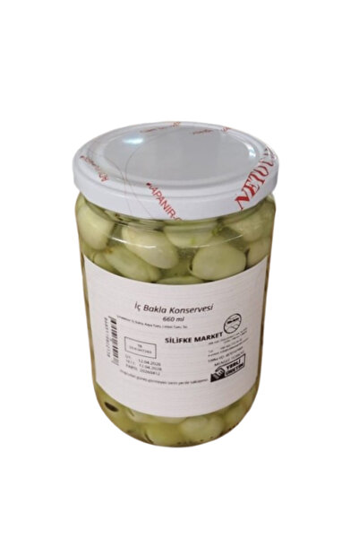 SİLİFKE MARKET İç Bakla Konservesi 660 ml Cam Kavanoz