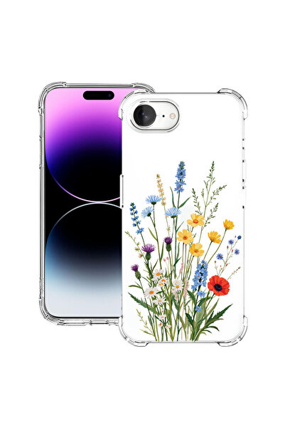bestcase Αντικραδασμική Θήκη για Apple iPhone 16e / 17e, Χαριτωμένο Ανθοδέσμη...