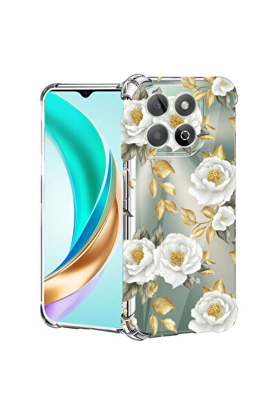 bestcase Husă Antișoc pentru Honor 400 Smart / X7d, Florală - Camelie Aurie E...
