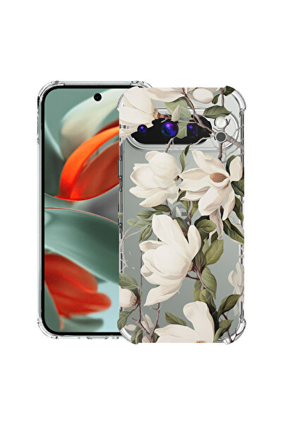 bestcase Husă Antișoc pentru Google Pixel 10 / Pixel 10 Pro, Design floral cu...
