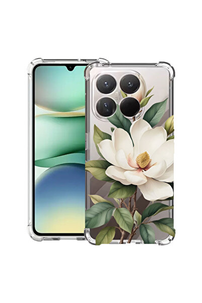 bestcase Husă Antișoc pentru Xiaomi 15T Pro, Florală - Magnolie Albă, 2100001...
