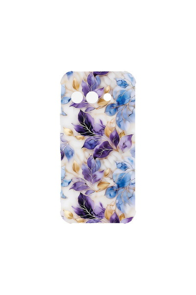 bestcase Противоударен калъф за Google Pixel 9a, Флорален - Естетичен лалетен...