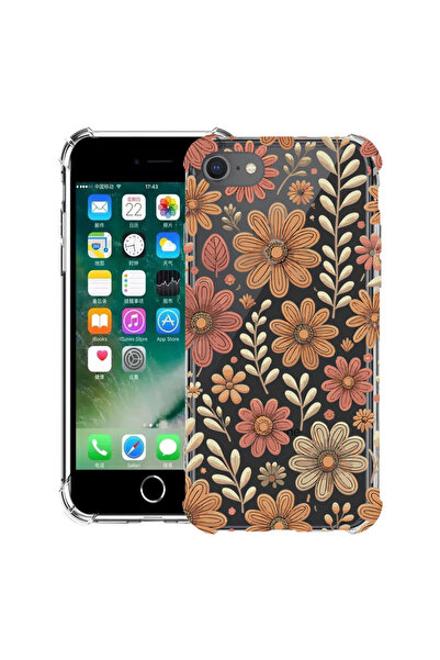 bestcase Αντικραδασμική Θήκη για Apple iPhone SE 3 / SE 2 / 8 / 7, Φλοράλ Φθι...