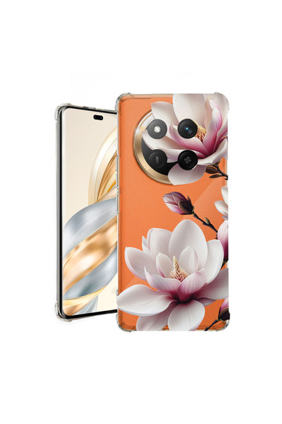 bestcase Αντικραδασμική Θήκη για Honor Magic7 Lite, Φλοράλ - Ροζ Μανόλια, 192...