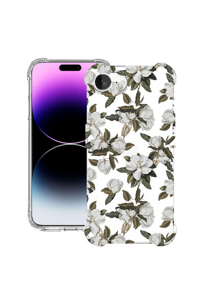bestcase Husă Antișoc pentru Apple iPhone 16e / 17e, Florală - Flori de Magno...