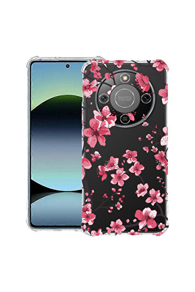 bestcase Husă Antișoc pentru Honor Magic8 Lite, Florală - Floare de cireș, 31...