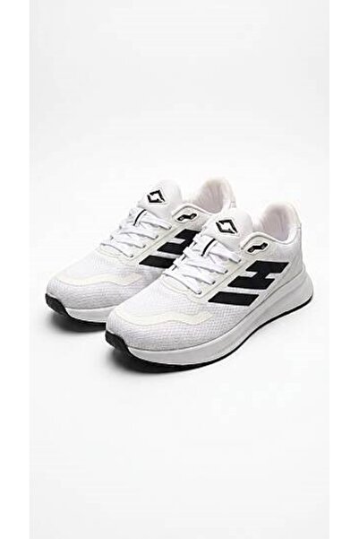 Daytex 053 Men's White-Black Knitwear Sneaker - Ultra Light Breathable Casual...