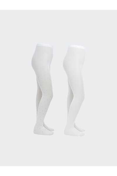 LC Waikiki Girls' Thin Tights 2 Pack