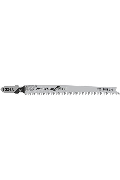 Bosch Lama de fierastrau T 234 X Progressor pentru lemn, 117mm, 25 bucati
