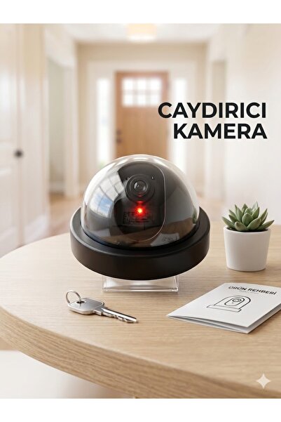 Kinlee Caydırıcı Güvenlik Kamerası Caydırıcı Dome Kamera Kırmızı Led Işıklı E...