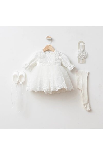Valia Baby Baby Girl Scalloped Mevlüt Set