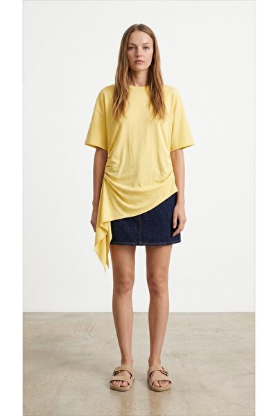 Quzu Sari Renk T-Shirt