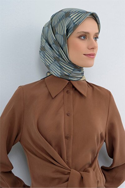 Armine Line Pattern 2026 Summer Pure Silk Sura Scarf
