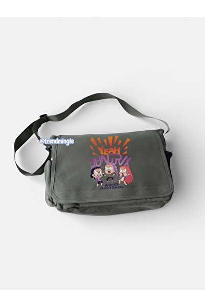 Minga London Khaki Kpop Huntrix Yeah Messenger Bag Mingalondon