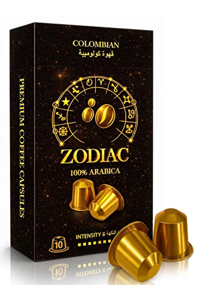 Zodiac Single Origin Colombia Coffee Capsules, 100% Arabica, Medium Roast, Pr...