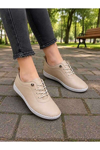 Nihomall20 Women's Genuine Leather Orthopedic Casual Shoes Lightweight Comfor...