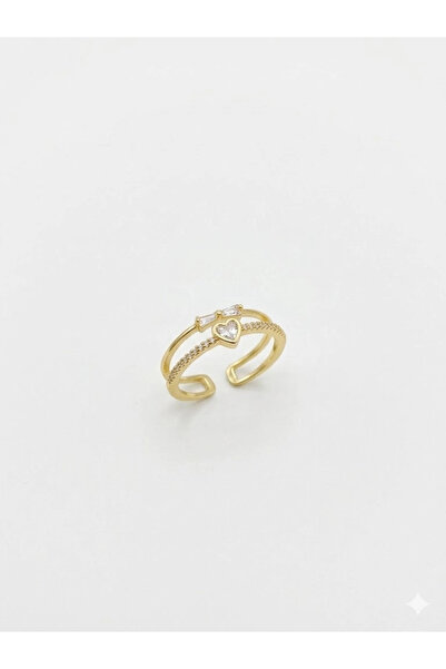 eco port Adjustable Zircon Stone Brass Bijouterie Ring - Yz0224