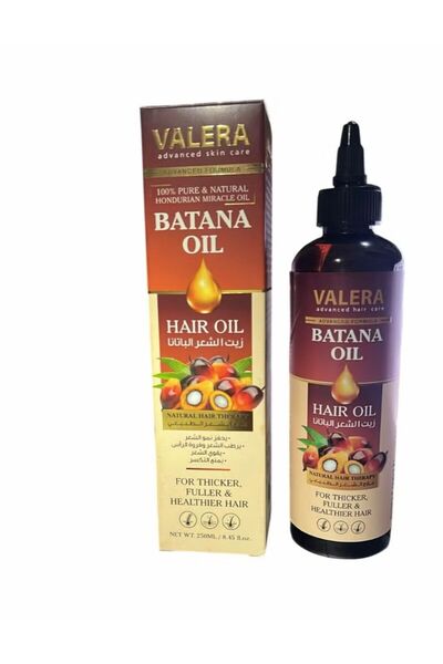 Valera زيت باتانا للشعر، علاج طبيعي للشعر لشعر أكثر كثافة وصحة 250 مل