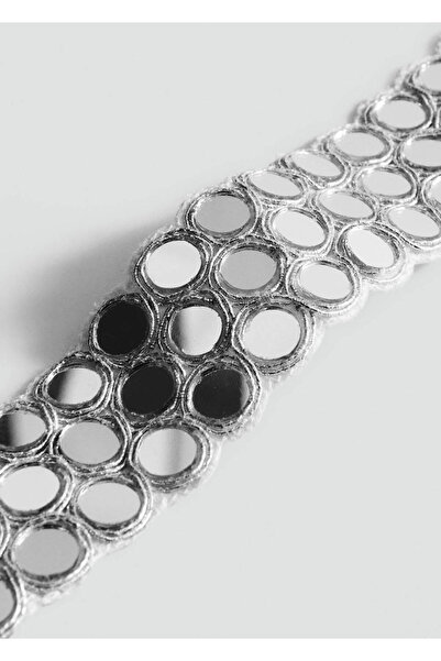 MANGO Woman Kristal choker kolye