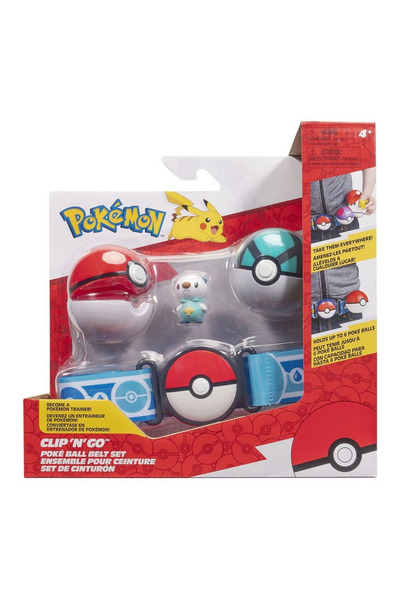 TOYFEST Pokemon Clip'N' Go Pokeball Belt and Figure Set