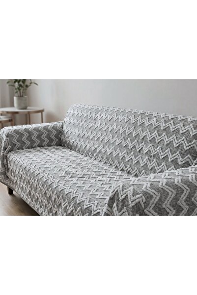 ELİTE COLLECTİON Kaymaz Çok Amaçlı Koltuk Örtüsü – %100 Keten Pamuk,1.70 x 2....