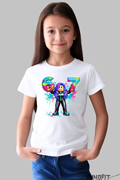 GILDAN Tricou Roblox Six Seven Model Rebel Neon
