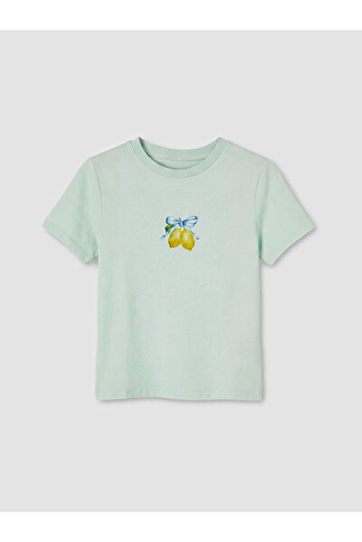 LC Waikiki Peak New Season Printed 100% Cotton Women's T-Shirt