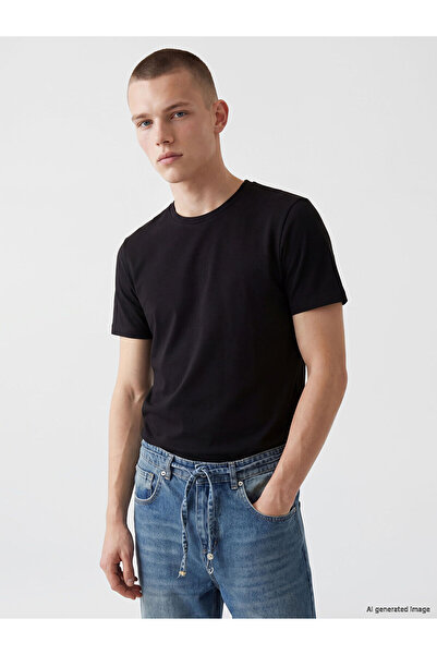 LC Waikiki Peak New Season Slim Fit Basic Flexible Men's T-Shirt