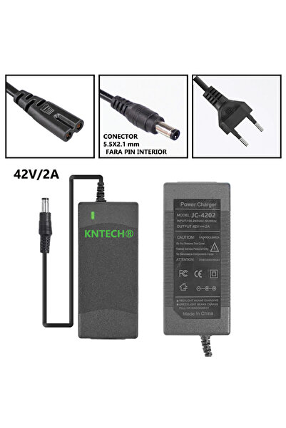 KNTECH Incarcator trotineta electrica KUGOO S1 S2 S3 E-Scooter ,Li-Ion 42V/ 2...