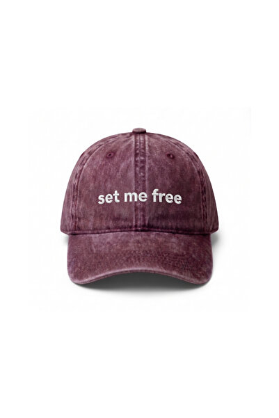 Tresore ''set me free'' Κεντημένο καπέλο μπέιζμπολ που πλένεται / ''set me fr...