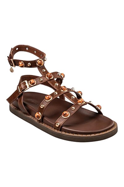 Envie Shoes Γυναικεία Πέδιλα FLATFORM SANDALS E96-23273-28 Καφέ
