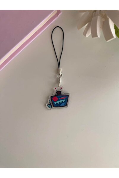 Hazbin Hotel Vox Acrylic Phone Charm / Thermos Ornament