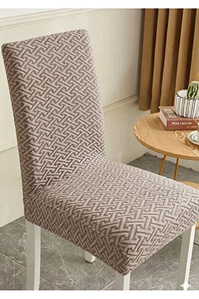 ELHOŞ Chair Cover, Lycra, Washable, 1 Piece, High Quality - Labyrinth Pattern...