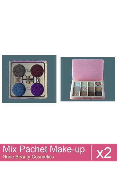 Makeup Set Mix 2 products Makeup Palettes: Glitter Eyeshadow Palette, Scanlon...
