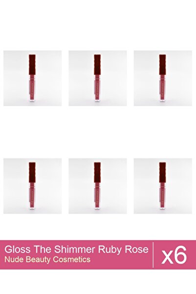 Makeup Set 6x Gloss The Shimmer Ruby Rose - 03