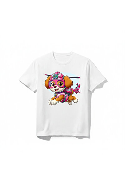URBANTRENDSTORE Paw Patrol unisex devojčica biciklistička majica sa okruglim ...