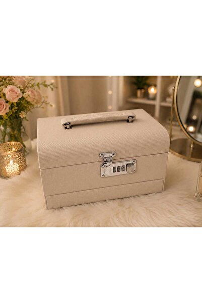 Banum Luxury Ultra-Luxury 3-Layer Special Lockable Multi-Compartment Jewelry ...