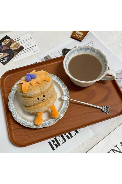 Choice Pancake Cute Mini Breakfast Series Small Pendant Food Keychain Male an...