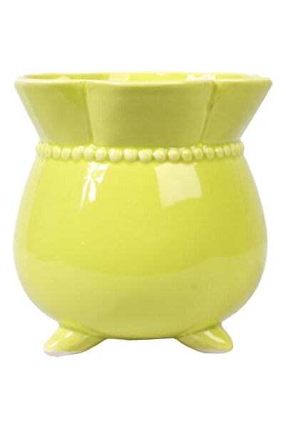 Goliat vază ceramică decorativă, verde, 11x11cm