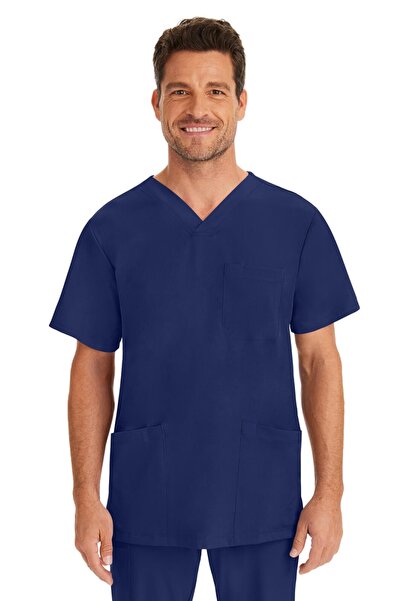 Healing Hands HH Works Mathew Bluză medicală pentru bărbați 2590 Albastru marin
