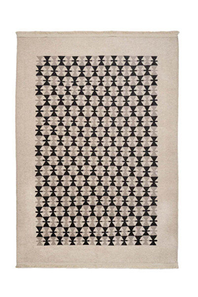 halinet Halı.Net Anthracite Modern Washable Non-Slip Living Room Carpet Pia-E...